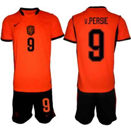 Men Netherlands 2026 Soccer Jerseys Orange #9 Robin van Persie